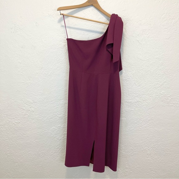 Dress The Population Tiffany One Shoulder Midi Dress XL Extra Large - Picture 8 of 9